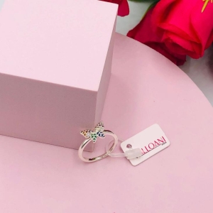 Anel Borboleta Cravejado