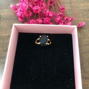 Anel com Pedra Redondo