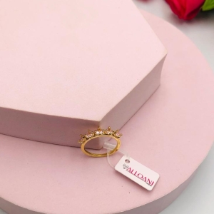 Anel com Pedras Rosas N20