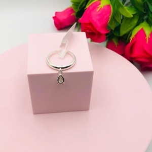 Anel com Pingente Gota N 21