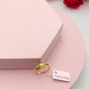 Anel Coração Com Zircônias Coloridas N22