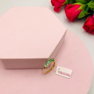 Anel Corações Verdes N24