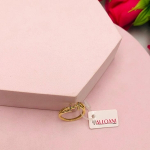 Anel duas Cruz Cravejado Colorido