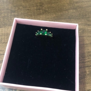 Anel Pedras Verdes N 12