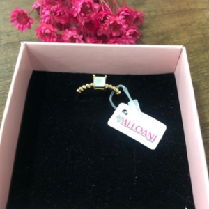 Anel Quadradinho com Pedra