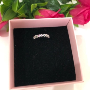 Anel regulável estrelas coloridas