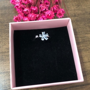 Anel Regulavel Flor com Pedras N 22