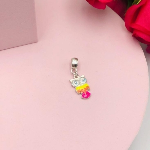 Berloque Coruja Colorida