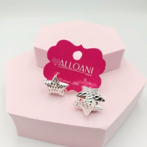 Brinco Argola Estrela com Detalhe