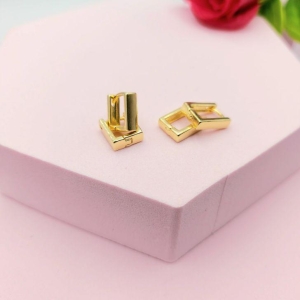 Brinco Argola Quadrada Duo