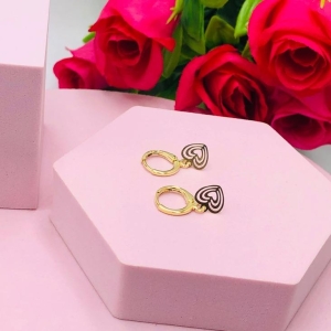 Brinco Argolinha Com Coração