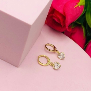 Brinco Argolinha Coração G