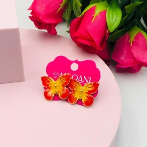 Brinco borboleta colorida