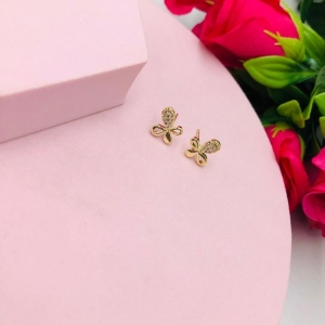 Brinco Borboleta Cravejada