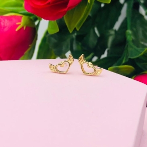 Brinco Coração com Assas