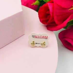 Brinco Coração com Cruz