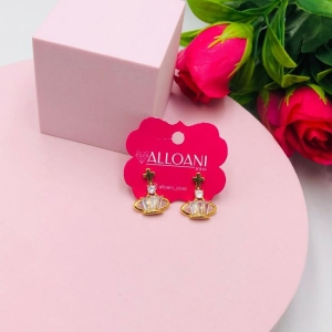 Brinco Coroa Cravejada