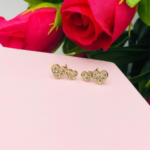 Brinco Dois Corações