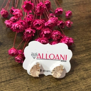 Brinco Gota com Pedra