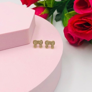 Brinco Laço Cravejado