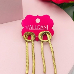 Brinco No com Corrente de Malha