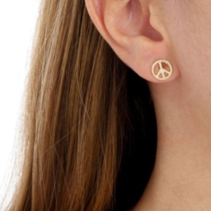 Brinco símbolo da paz