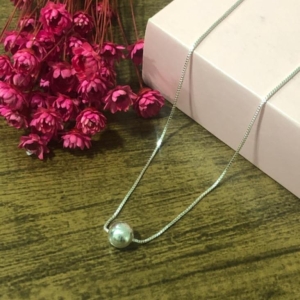 Colar Corrente Veneziana com Pingente de Bola