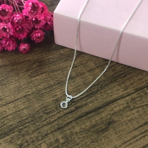 Colar Corrente Veneziana com Ponto de Luz