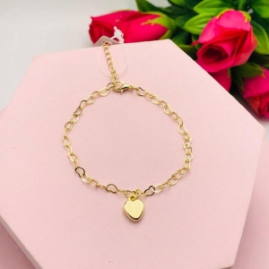 Pulseira Corações com Pingente Corações