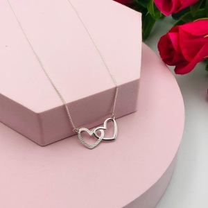 Colar Dois Corações