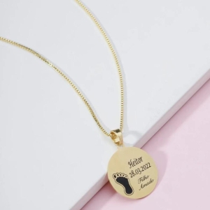 Colar Mandala Pezinho Personalizado