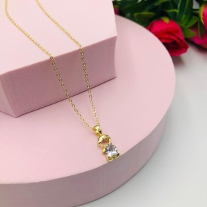 Colar Menino com Zirconia cristal