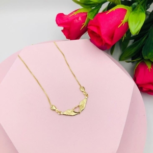 Colar Pingente Coração com Asas