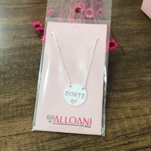 Colar Pingente Sorte