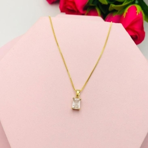 Colar Ponto de Luz Quadrado