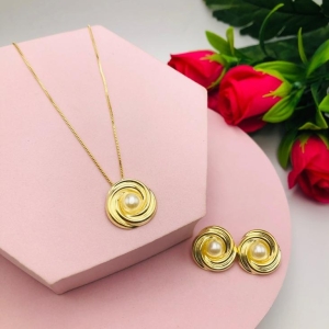 Conjunto Redondo com Pérola