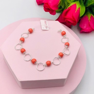 Pulseira com Elos Salmão