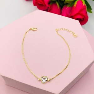 Pulseira Corrente Veneziana Coração