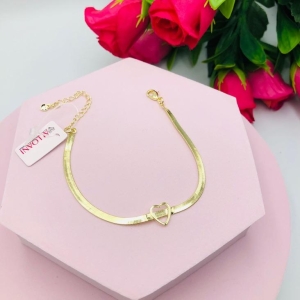 Pulseira Fita com Coração