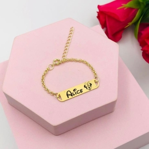 Pulseira Infantil Minnie Personalizada