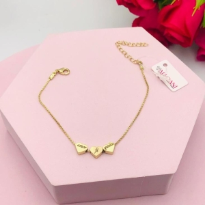 Pulseira Três Corações