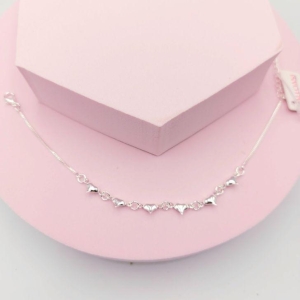 Pulseira Veneziana com Corações