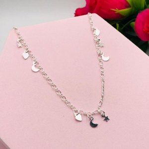 Tornozeleira Estrela , Lua e Coração