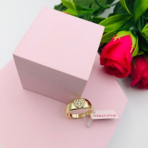 Anel Coração Cravejado N22