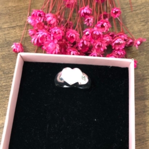 Anel Coração Liso N 	21