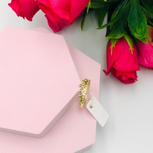 Anel Coroa Cravejado N 22