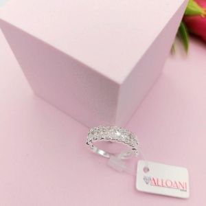 Anel de Corrente com Zirconia N°18