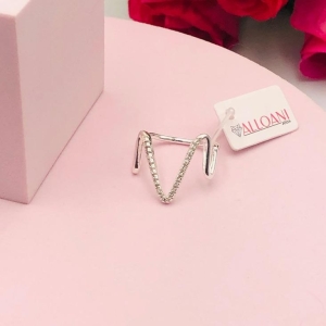 Anel Onda Cravejado N 	14