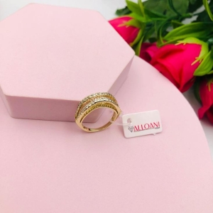 Anel Onda Cravejado N 20