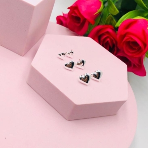 Brinco Trio Coração